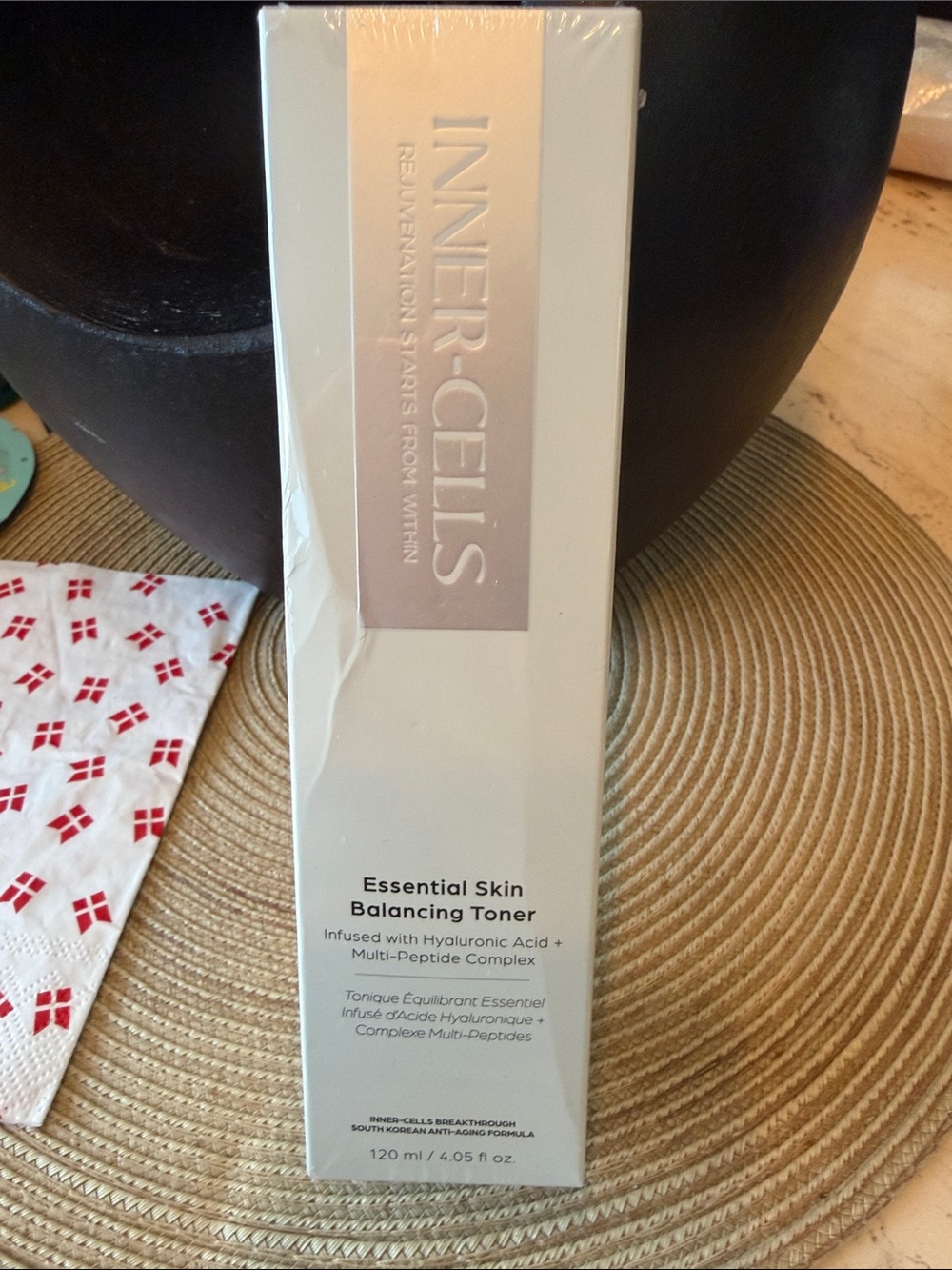 Inner-Cells Essential Skin Balancing Toner w/Hyaluronic Acid 4.05 oz. New Sealed